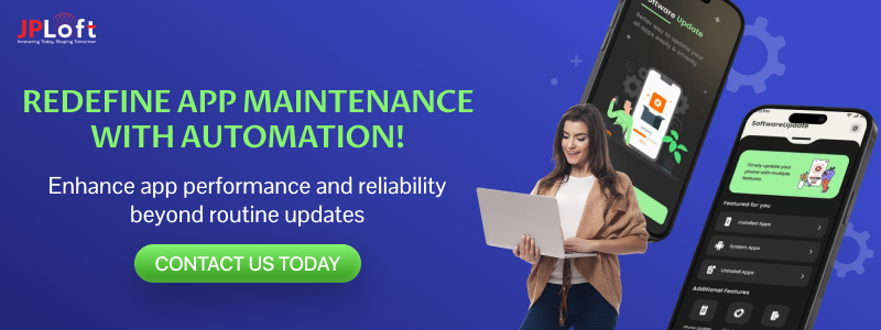 App Maintenance with Automation CTA